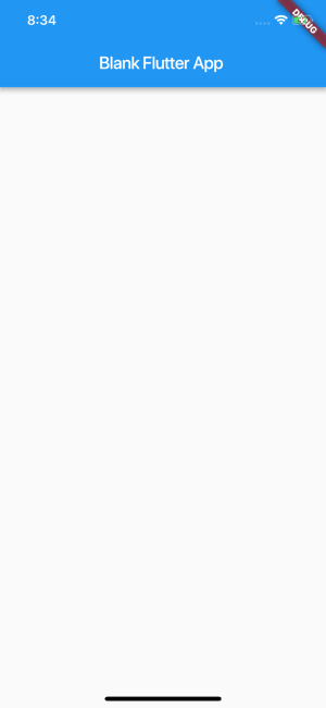 blank_flutter_app screen shot