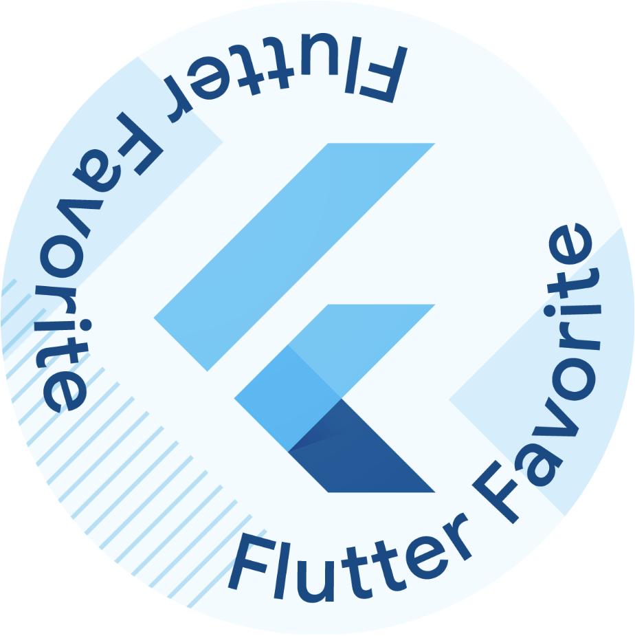The Flutter Favorite program logo