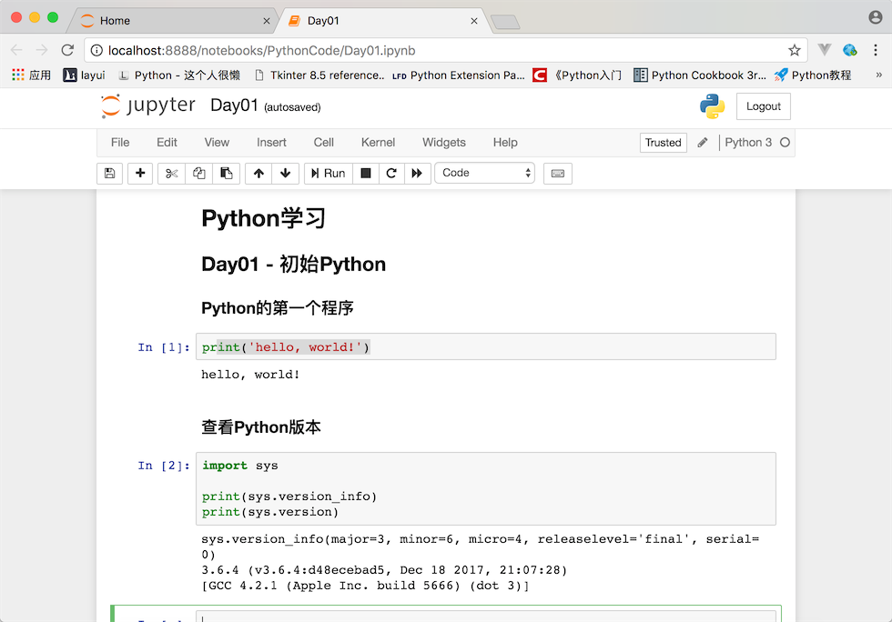 Day01 初识Python - 图3