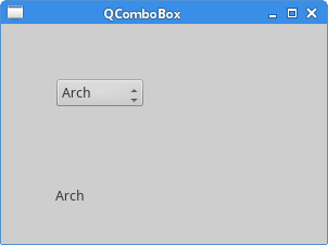 QComboBox