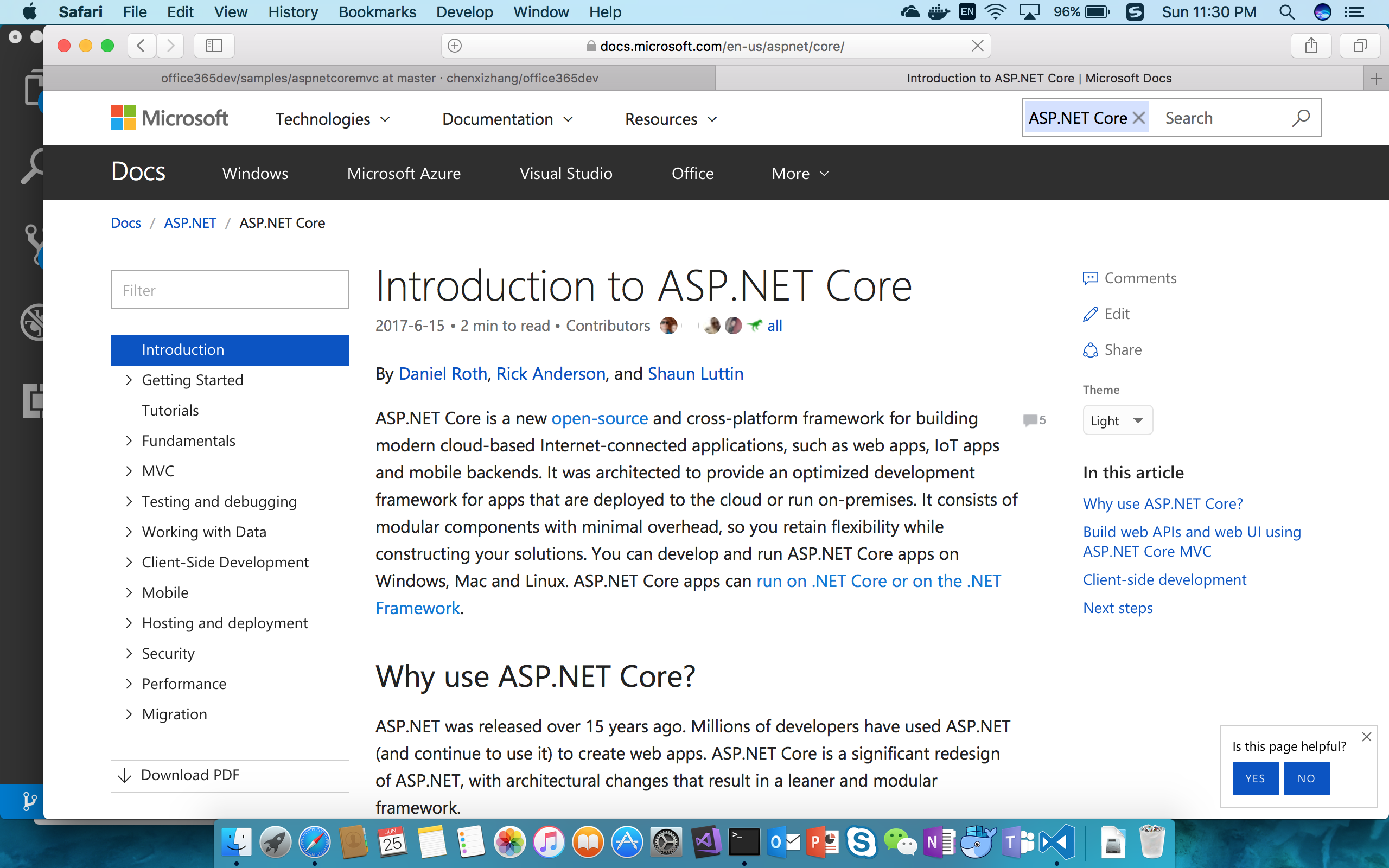在ASP.NET Core MVC 应用程序中集成 Microsoft Graph - 图2