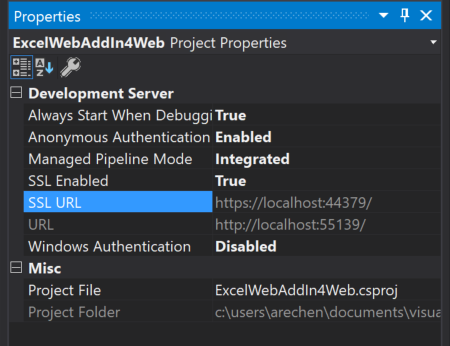 在Visual Studio 中开发Office Add-in - 图7