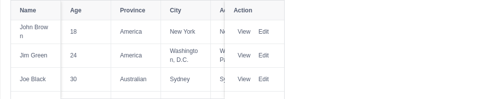 Table 表格 - 图7